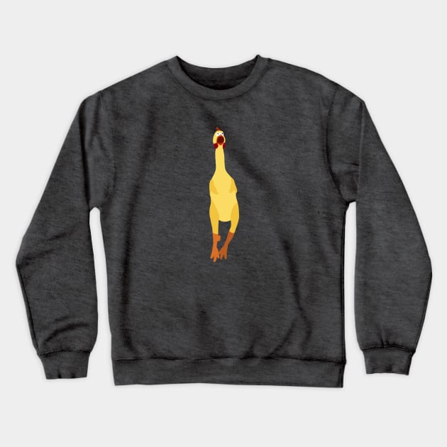 Rubber Chicken Crewneck Sweatshirt by ElviaMontemayor